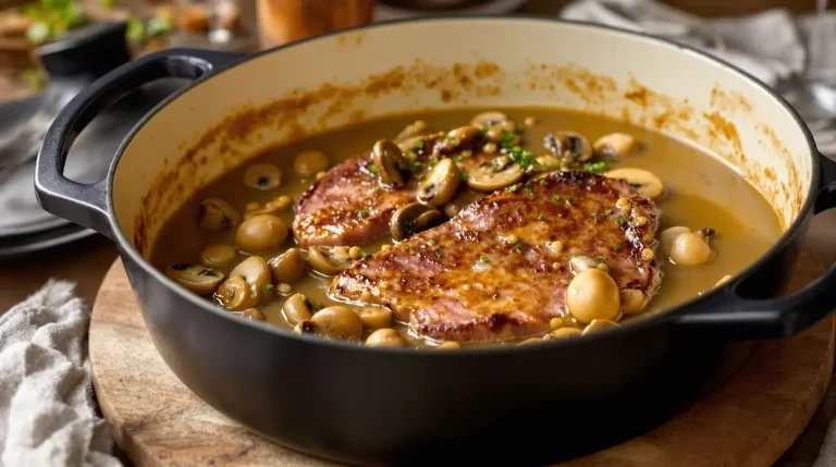 Filet mignon aux champignons et moutarde : fondant, crémeux et prêt en seulement 30 minutes