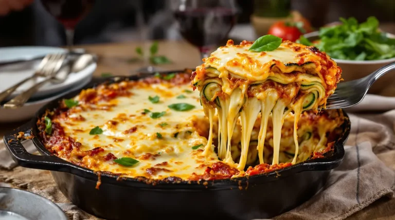 Fini la béchamel : j'ai trouvé la sauce express pour des lasagnes de courgettes fondantes, sans eau