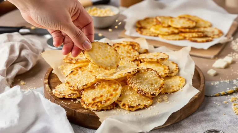 « Je les prépare en 10 minutes pour l’apéro » : mes crackers maison au fromage et graines dorées