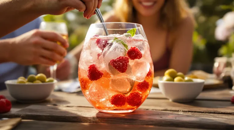 La version framboise du spritz ultra-fraîche pour l’apéro, prête en 2 minutes, voici pourquoi