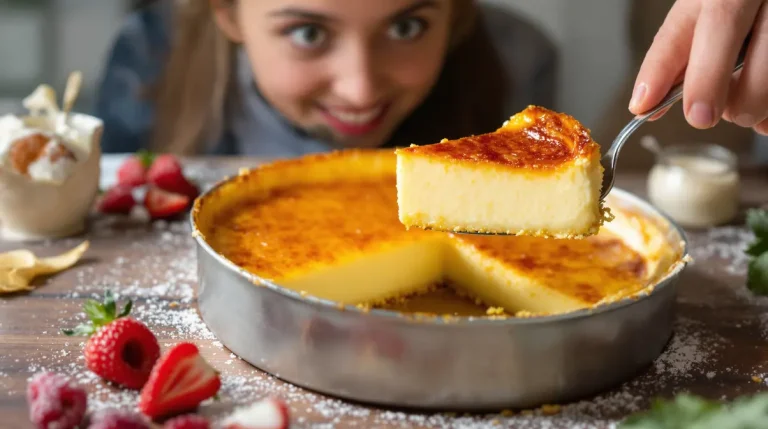 « Mon flan pâtissier sans pâte est irrésistible » : léger, fondant et prêt vite pour le goûter