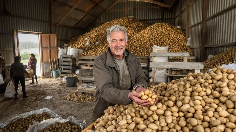 Pas-de-Calais : plutôt que les jeter, cet agriculteur offre gratuitement ses pommes de terre invendues Pas-de-Calais : plutôt que les jeter, cet agriculteur offre gratuitement ses pommes de terre invendues