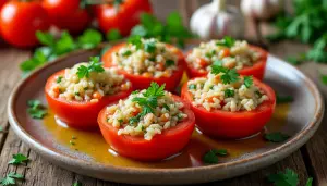 Tomates farcies au riz : une recette simple et savoureuse