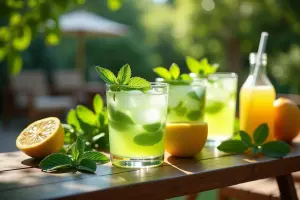 Recettes faciles et originales à base de sirop de menthe pour rafraîchir vos boissons