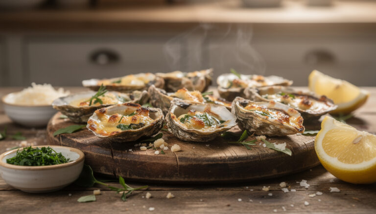 découvrez comment préparer facilement des huîtres gratinées au four avec notre recette simple et rapide, idéale pour impressionner vos invités.