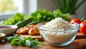 découvrez quelle quantité de riz sec prévoir par personne pour un repas équilibré, afin d'adapter vos portions et éviter le gaspillage alimentaire.