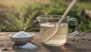 découvrez une recette maison simple et efficace de désherbant naturel à base de vinaigre, sel et eau pour éliminer les mauvaises herbes sans produits chimiques.