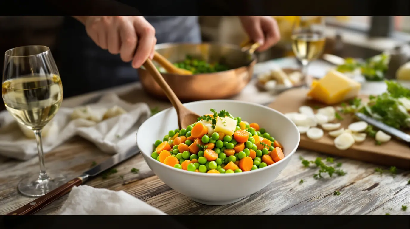 Recette des petit pois carottes inratable et parfumée recette des petit pois carottes