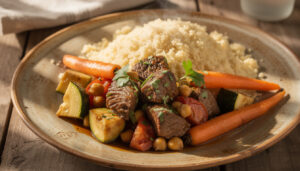découvrez notre guide étape par étape pour préparer un couscous boeuf savoureux, un plat traditionnel riche en saveurs et facile à réaliser.