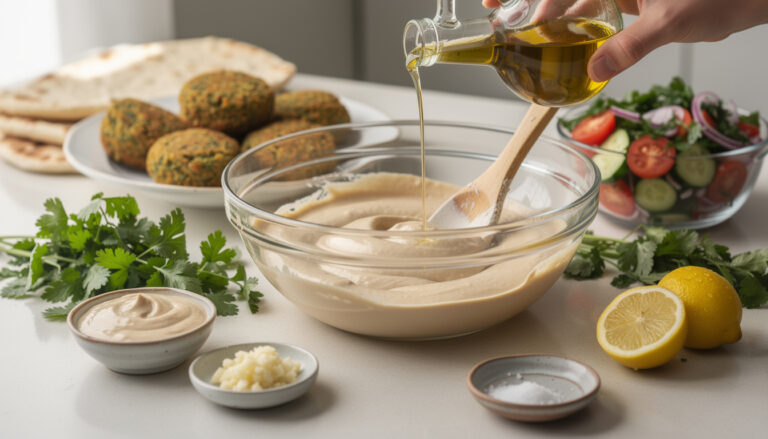 découvrez comment préparer facilement une délicieuse sauce falafel maison avec notre recette simple et rapide. parfaite pour accompagner vos falafels faits maison !
